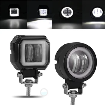 

2pcs Round led Work Light 12V Waterproof ledbar Sport Light 4X4 light bar Motorcycle Offroad Car Tractor Boat led working lights
