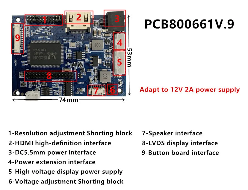 Controlador de Ecrã Lcd Compatível Hdmi Driver Retrofit Vga Placa de Controlo para Ipad A1219 A1337 A1395 A1396 - Imagem 4