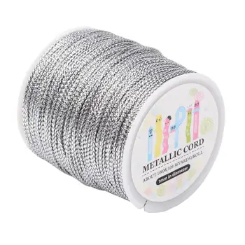 

1 Roll Jewelry Braided Thread Metallic Cords 109.36yards/roll Jewellery Making