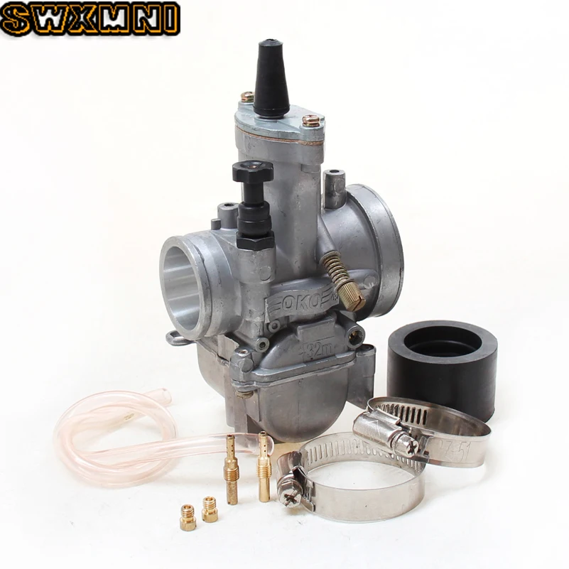 Карбюратор PWK21mm 24mm 26mm 28mm 30mm 32mm 34mm гоночный карбюратор для скутера OKO JOG DIO KR150 RTL250 CR125