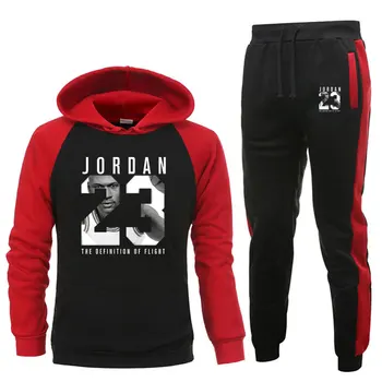

Brand Clothing Men's Fashion Tracksuit Casual Sportsuit Men Hoodies Sweatshirts Sportswear 23 Coat+Pant Men Set