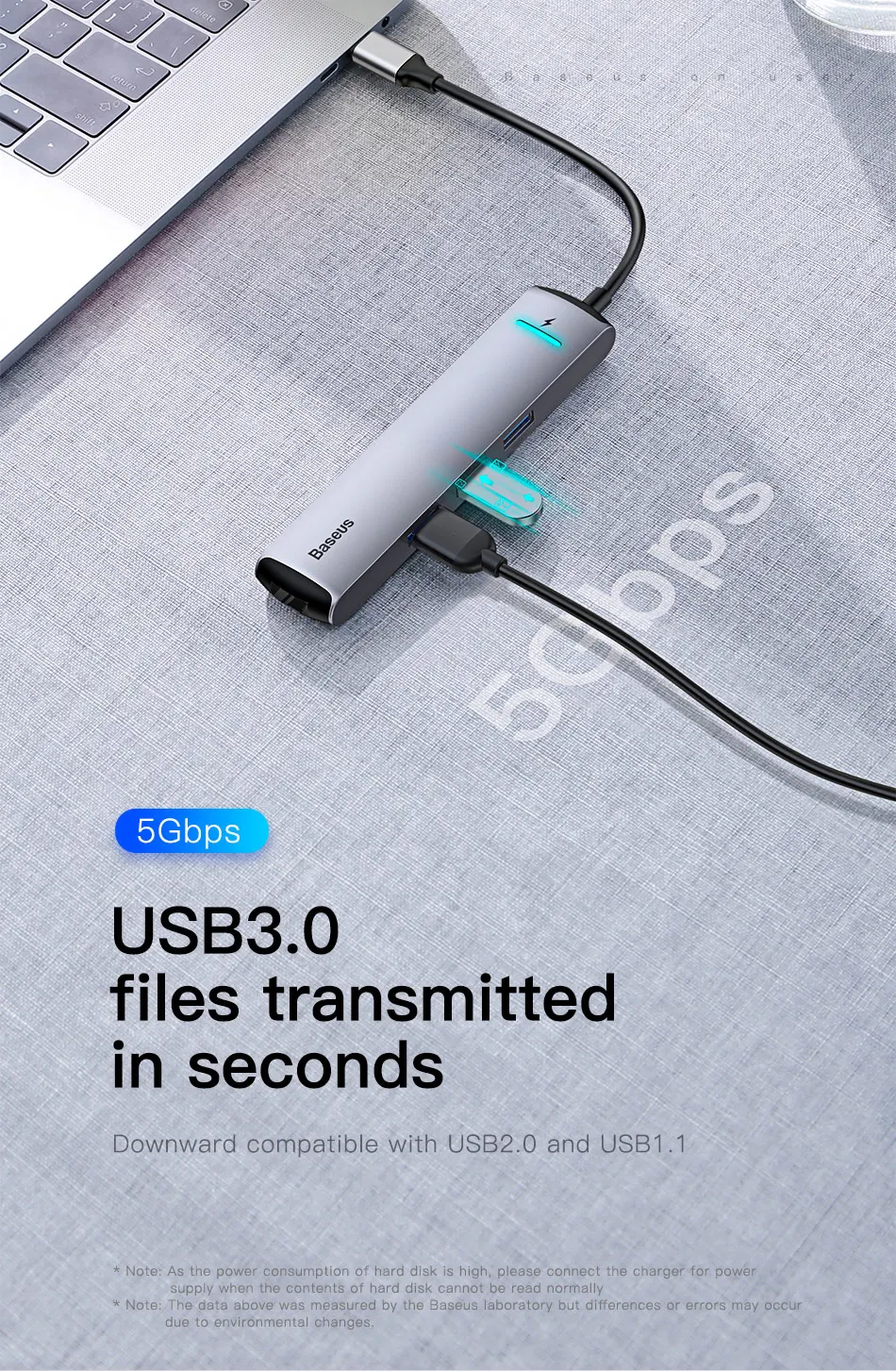 USB C концентратор Baseus type C для нескольких USB 3,0 концентратор HDMI адаптер док-станция для MacBook Pro huawei mate 30 USB-C 3,1 разветвитель порт type C концентратор