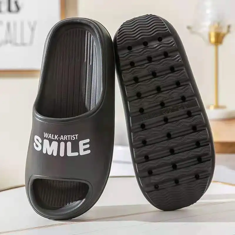 2022 ColorLeisure Man And Women Indoor Bathroom Anti-slip ShoesThick Platform Slippers Summer Beach Eva Soft Sole Slide Sandals 