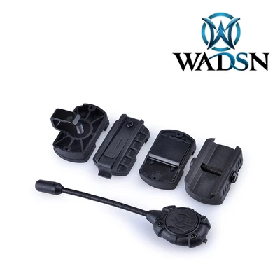 WADSN Airsoft Princeton Tec MPLS лампа MICH/MOLLE/шлем/20 мм рельсовая база военный тактический шлем светильник WNE05012 оружейный светильник s - Цвет: Черный