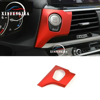 

For BMW X3 X4 G01 G02 18-19 1pcs Red Ignition Switch Start Button Panel Trim