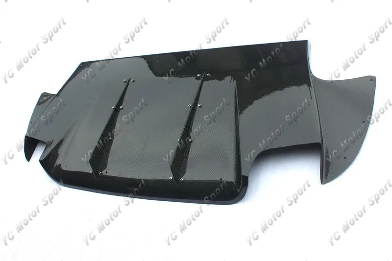 2005-2007 Mitsubishi Evolution EVO 9 JDM Varis Style Rear Bumper Diffuser CF (2)