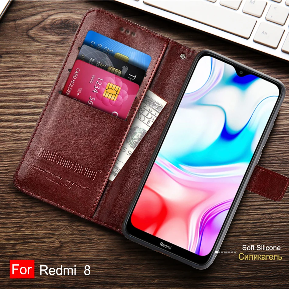 Silicone Phone Case For Xiaomi Redmi 8 Soft TPU Shockproof book Cover Silicone Case Protector Bumper Housing