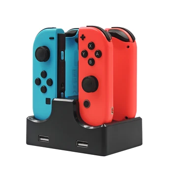 

iBen USB Game Controller Charging Dock Station Joypad Game Pad Joystick 4 in 1 Charger Stand Holder For Nintendo Switch