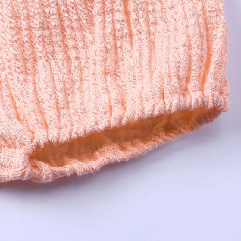 Fashion Solid Color Boy Child Shorts Summer Baby Clothes Girls Shorts Cotton Linen Bread short Pants Newborn Clothing 1-4 Years