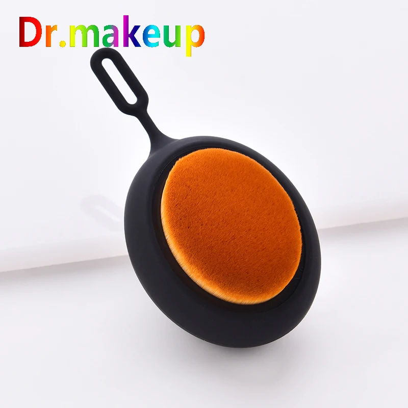 

Professional Foundation Brush Big Round Soft Toothbrush Oval Shape High Quality Face Makeup Conceler Foundation Blush Brush