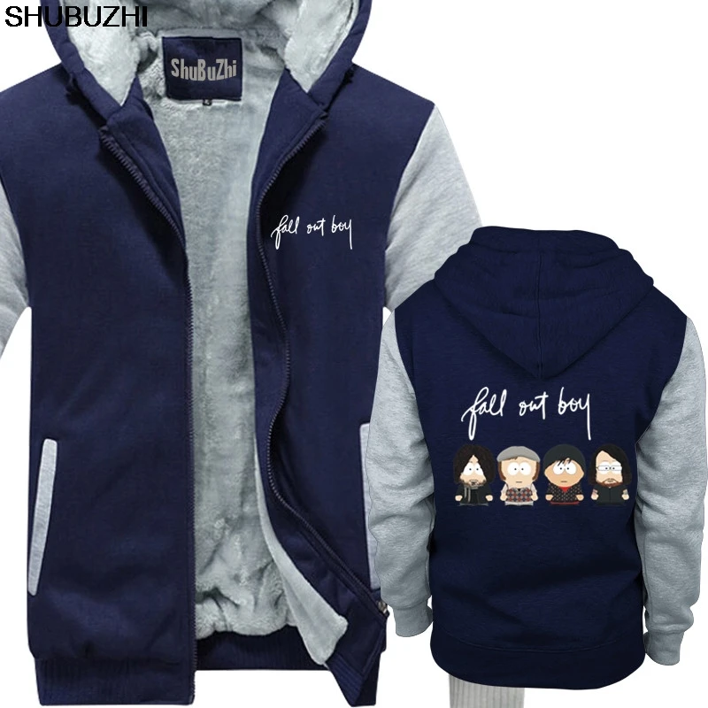 Мужское теплое пальто FOB FALL OUT BOY konzero caset 1975 цветочный хипстер GR Trump sweat sporter толстовки sbz123 - Цвет: navy grey