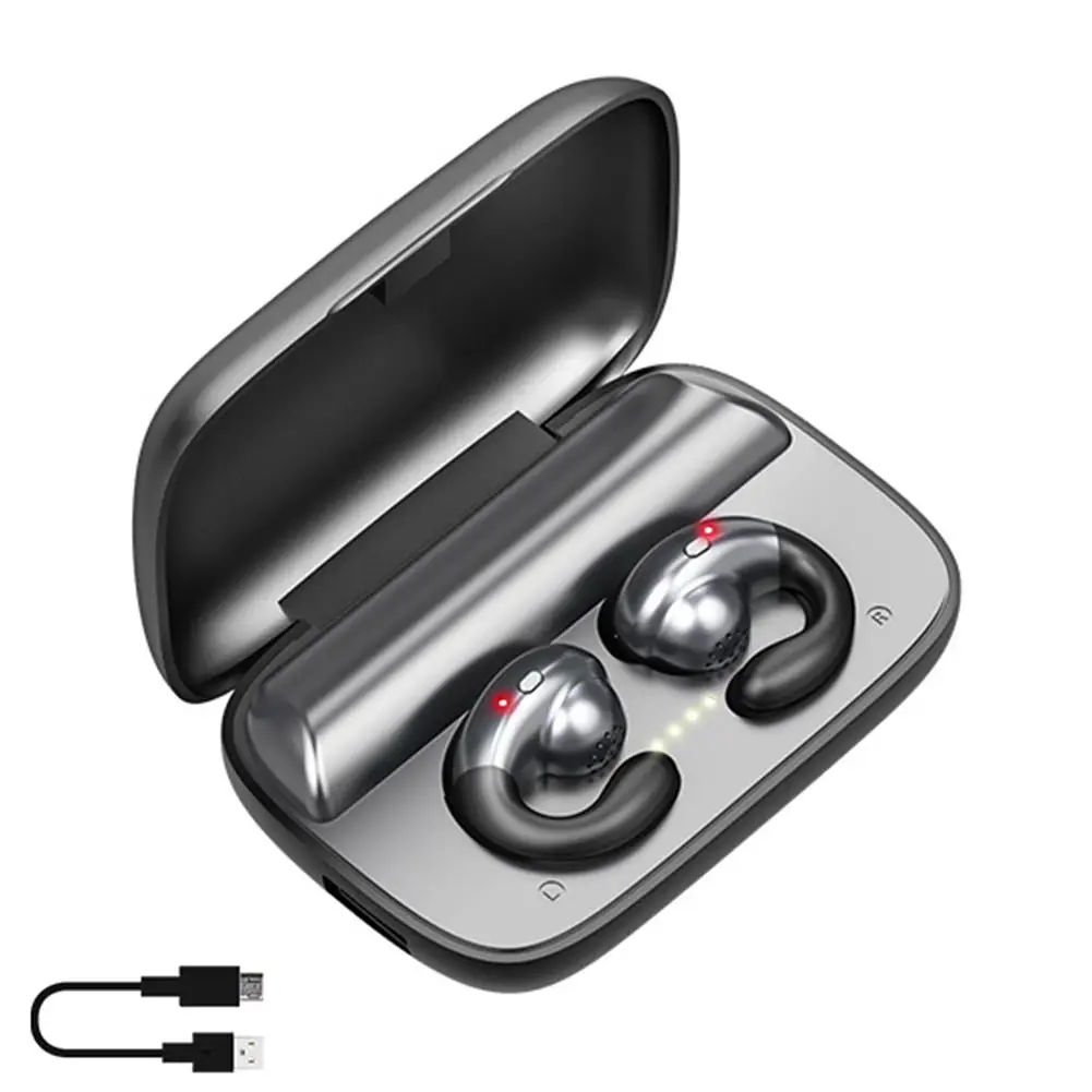 Беспроводная Bluetooth гарнитура подвесная бинауральные наушники с костной