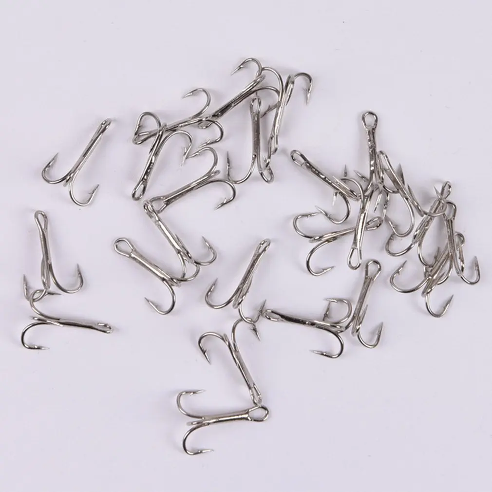 Набор рыболовных крючков крючки белые никелевые три крючка для подвески аксессуары