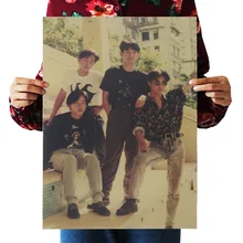 [A948] Kui 04 Ностальгический ретро плакат из крафт-бумаги экран для помещений кафе декоративная живопись