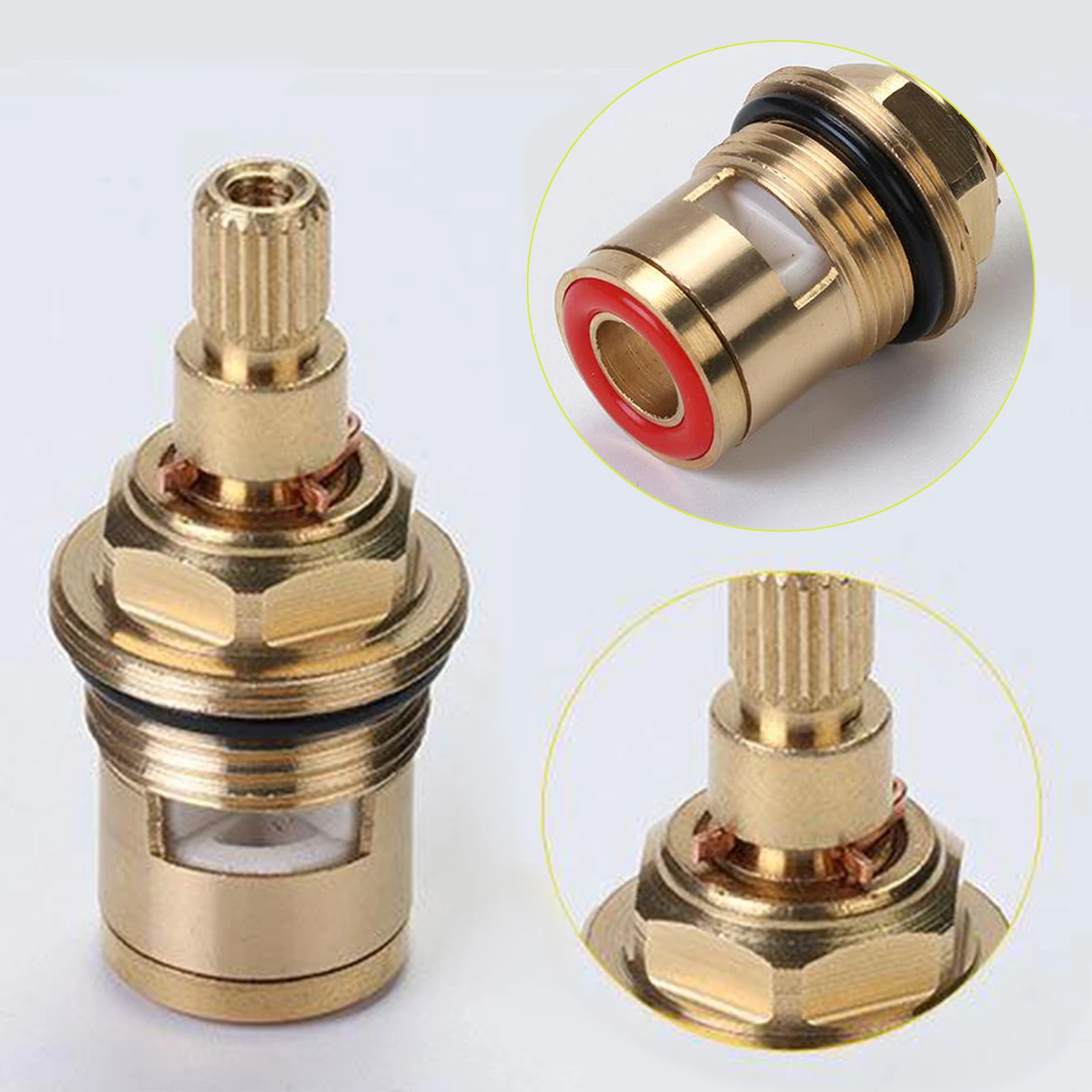 1/4 Replacement Brass Ceramic Disc Tap Valves Cartridges Replacement Tap Valve fits  kitchen UK 