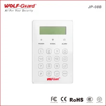Беспроводная клавиатура на пароле, сенсорная клавиатура позволяет точечно-матричный ЖК-дисплей Экран со встроенными часами Дисплей для Комплектующие системы охранной сигнализации(Системы