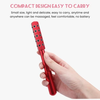 

30 Germanium Stones 360 Degree Roller Facial Massage Stick Slimming For Face Lift Shape Smooth Wrinkles Beauty Massage Tool