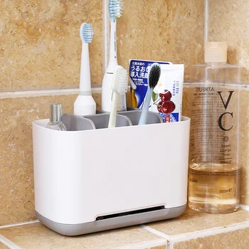 

Toothpaste Holder Electric Toothbrush Color Convenient Storage Box Removable Bathroom Toothpaste Organizer