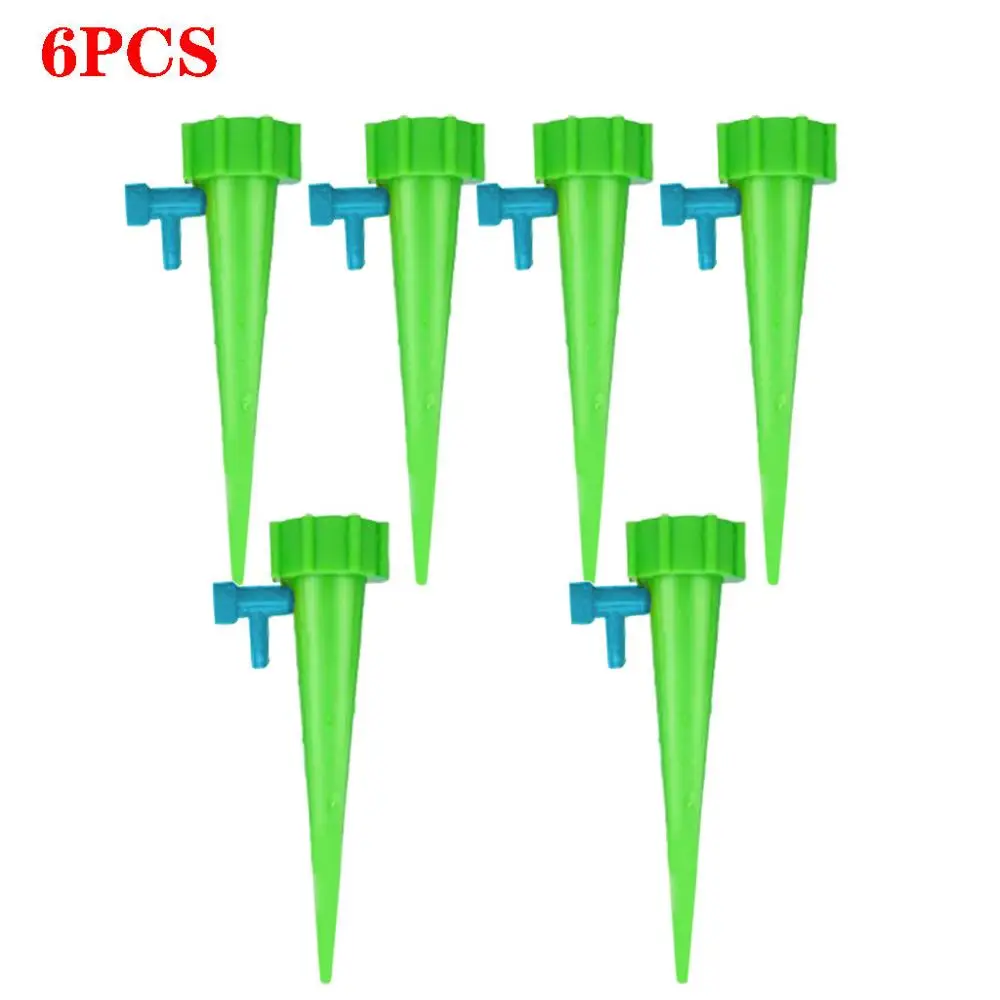 12 шт. автоматический полив наборы Садовые принадлежности орошение регулируемые колья устройство системы комнатное растение Шипы растение цветок в горшках - Цвет: 6PCS