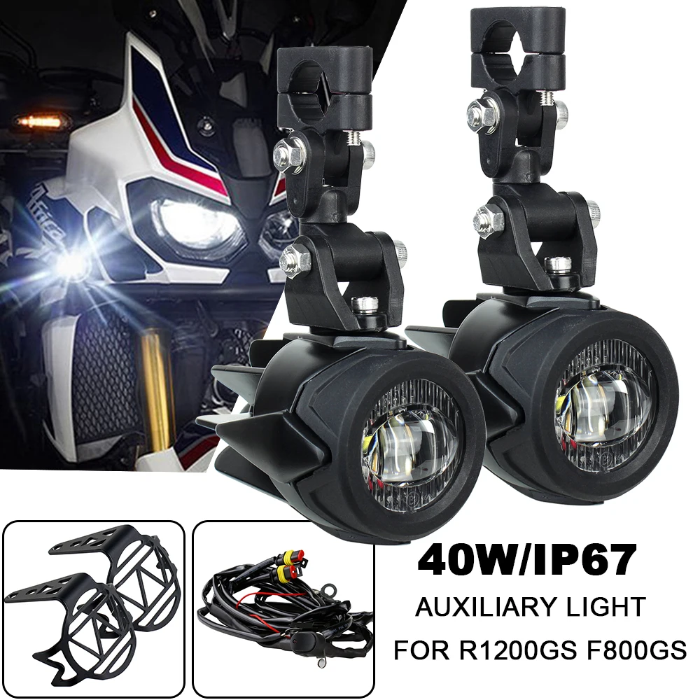 For BMW R1200GS Front motorcycle fog light for Led Driving Lights for BMW R 1200 GS Adventure LC 2014 2015 2016 Motorcycle Parts