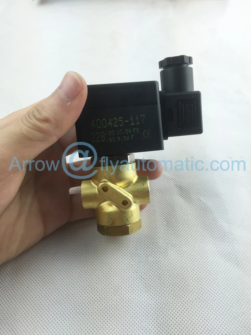 ASCO SCB320B174 3/2 Way 1/" NPT Прямое управление в линии пилот Соленоидный клапан