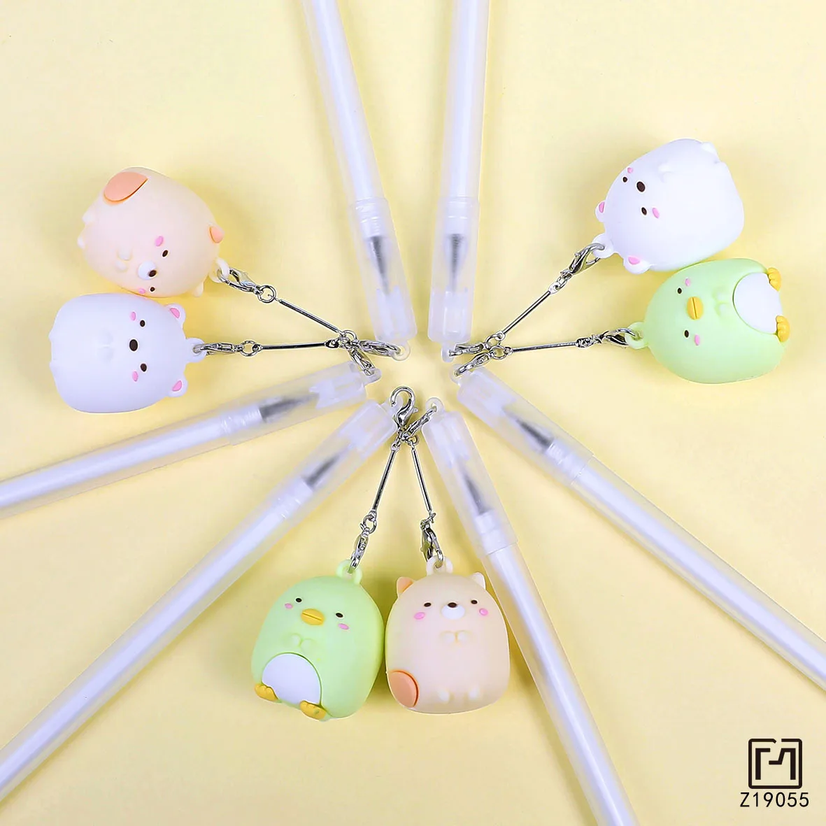 Гелевая ручка с подвеской Sumikko Gurashi 2 шт./лот Милая Черная нейтральная 0 5 мм