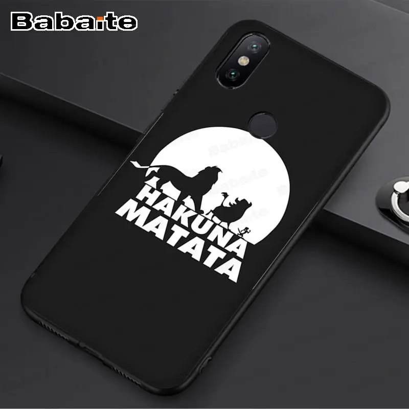 Keep clam hakuna matata The Lion King Новинка чехол для телефона Fundas чехол для redmi 7 5plus 5A 6pro 4 note5A note6pro note7 чехол - Цвет: A13