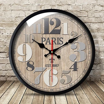 

European Wall Clock Living Room Silent Modern Fashion Personality Living Room Wanduhr Mural Creative Design Minimalist