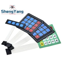 TZT 4 12 16 20 Ключ 4*4 мембранный переключатель клавиатуры 1x4 3x4 4x4 4*5 Матрица матрица клавиатура для arduino умный автомобиль