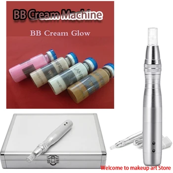 

Electric 7Color Led Light derma pen BB Cream Glow Machine Micro needles treatment machine for bb cream mesowhite BB Serum Pen