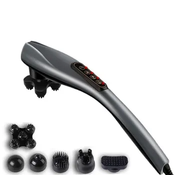 

Handheld Back Massager 10 Speeds & 12 Modes Cordless Massager Deep Tissue Massage For Back Muscle Foot Neck Body Pain Relief