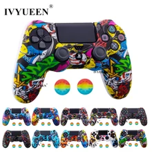 Силиконовый защитный чехол IVYUEEN для геймпада Sony Dualshock 4 PS4 DS4 Pro Slim, 25 цветов Силиконовый защитный чехол IVYUEEN для геймпада Sony Dualshock 4 PS4 DS4 Pro Slim, 25 цветов