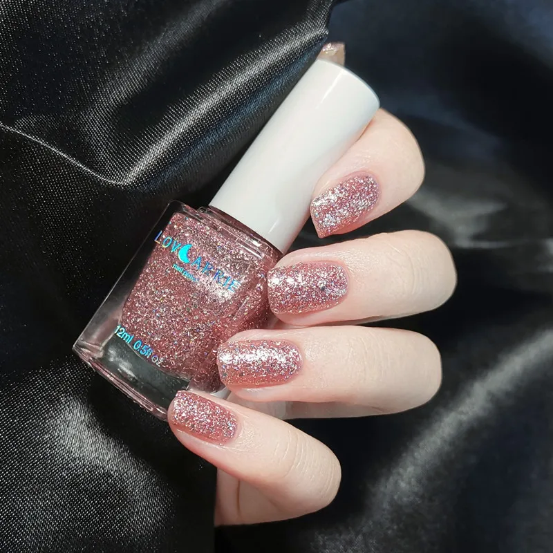 21 Nail Polish Новинка LOVCARRIE Блестящий голографический лак для ногтей обычный лак для ногтей 12 мл матовый Блестящий лак для ногтей 30 цветов - Цвет: 21 Nail Polish