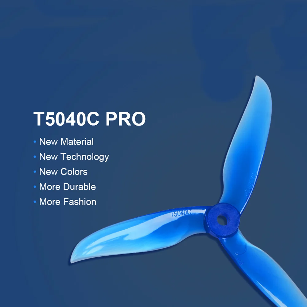 4 Adet 2 ift DALPROP Siklon T5040C PRO 5040 Pro 5x4 3 Blade Pervane CW