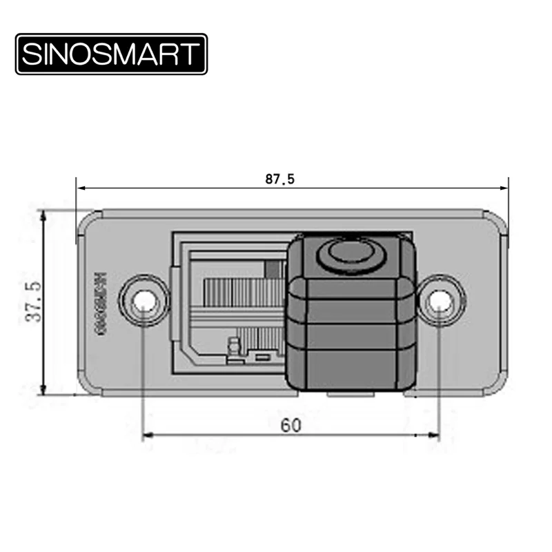 SINOSMART специальная автомобильная парковочная камера для Volkswagen POLO Jetta Bora Sagitar Santana 2008 до, много вариантов