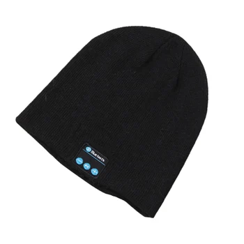 

Fashion Unisex Knitted Bluetooth Cap Headset Wireless Winter Knitted Hats Female Outdoor Bluetooth Beanies