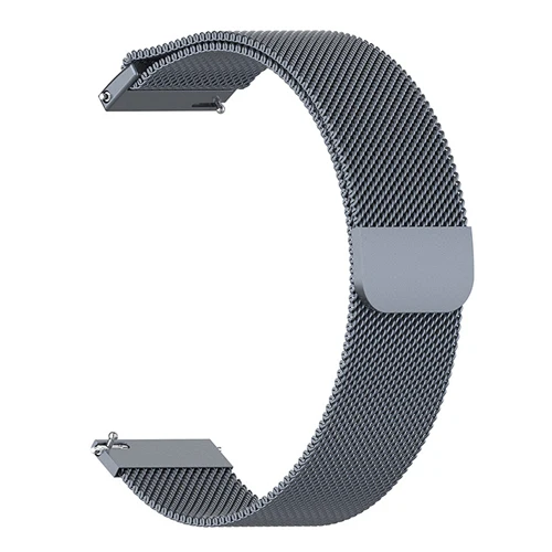 Ремешок 20 мм/22 мм для Huami Amazfit GTS/Bip lite/GTR 42 мм/pace/GTR 47 мм/stratos band milanese loop bracelet smart watch band - Цвет ремешка: gray