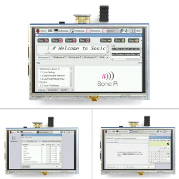 

For Raspberry Pi 4 Model B 5 inch TFT HDMI 800x480 touch screen LCD display touch screen for Raspberry Pi 3 Model B + / 4B