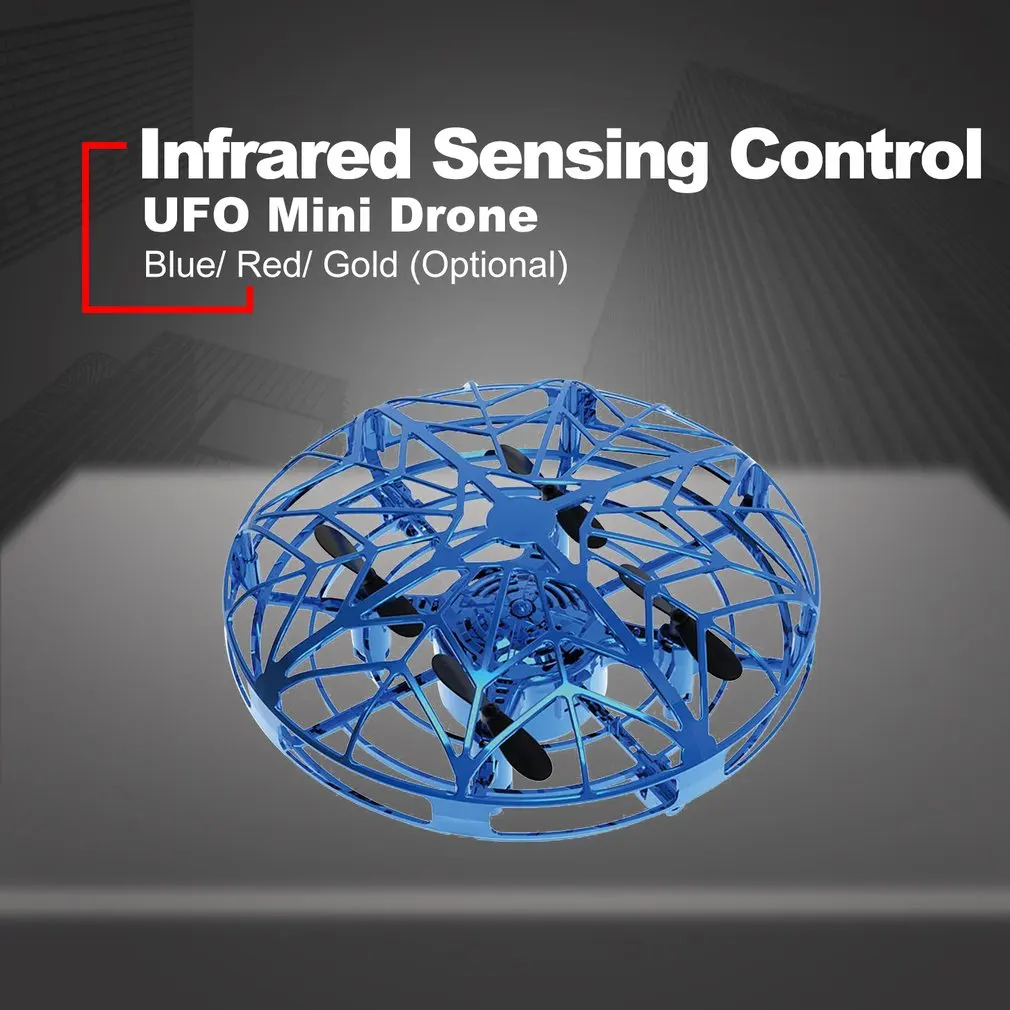 Hand Induced Hovering Floating Flight Novelty Infrared Sensor Flying Saucer UFO Movements Kids Toy Mini RC Drone LED Flash Hand Induced Hovering Floating Flight Novelty Infrared Sensor Flying Saucer UFO Movements Kids Toy Mini RC Drone LED Flash