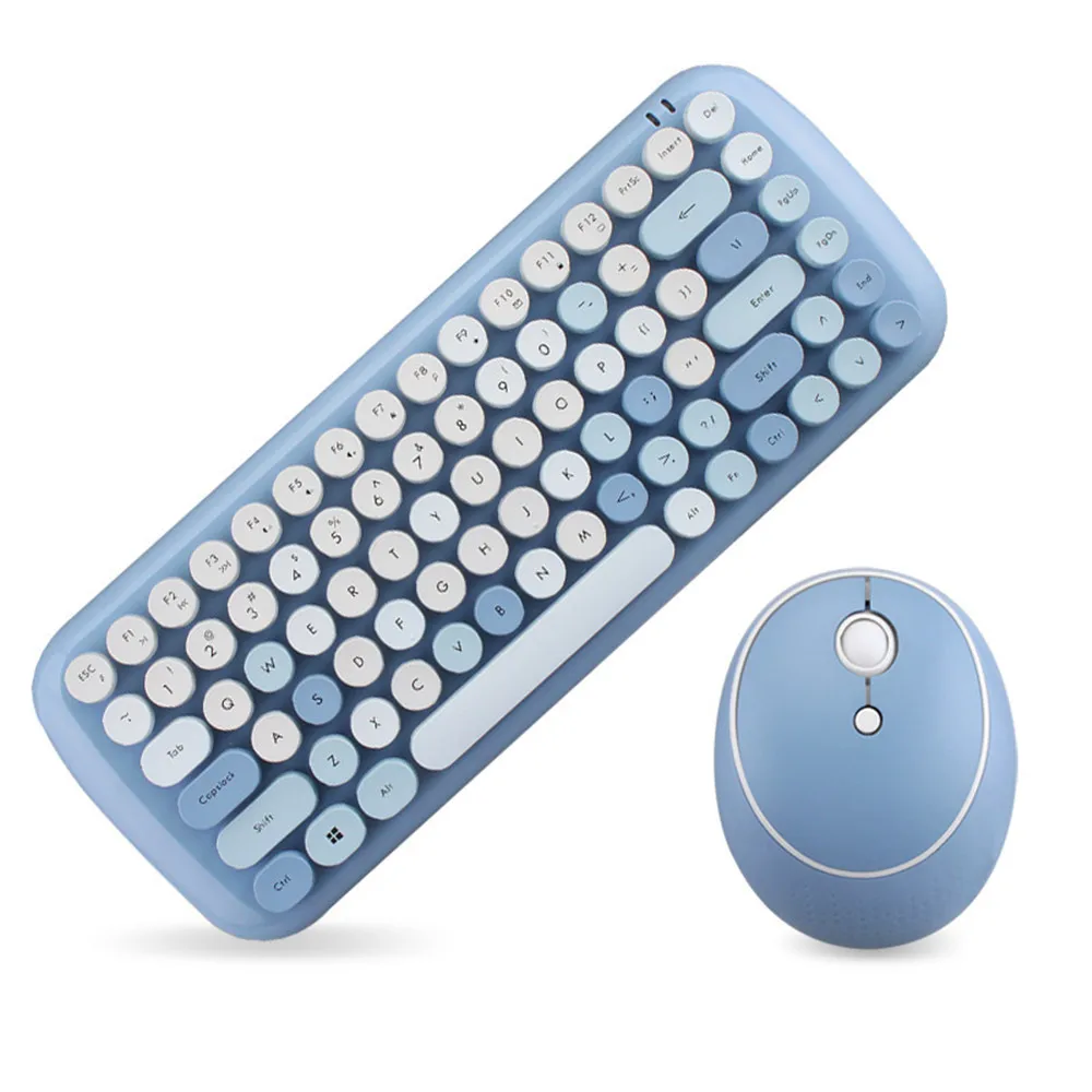 usb retro redondo keycaps teclado gaming mouse