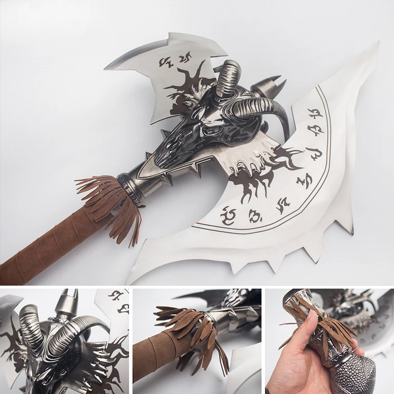 [Изготовлено из металла] 1:1, 110 см, WOW, топор Shadowmourne, сплав, модель, король личи, Артас, брат мороза, коллекция оружия, модель, подарок