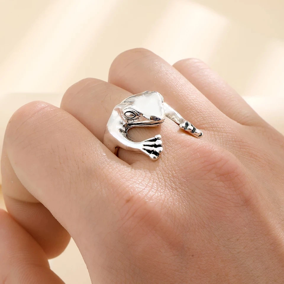 Finger Rings Couple Jewelry Adjustable Animal Rings for Men Women