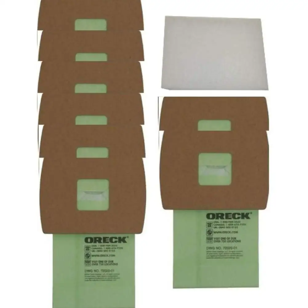 

DishyKooker 20Pcs Dust Bags Replacement for Oreck Super-Deluxe PKBB12DW Vacuum Cleaner