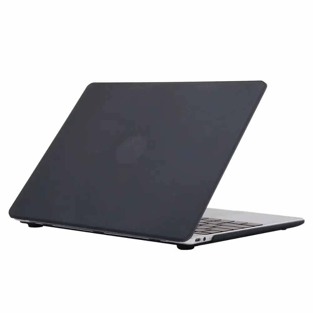 Matte Black Прорезиненный Жесткий чехол Защитный чехол для huawei Matebook 13 ноутбук WRT-W19 WRT-W29 - Цвет: Matte Black