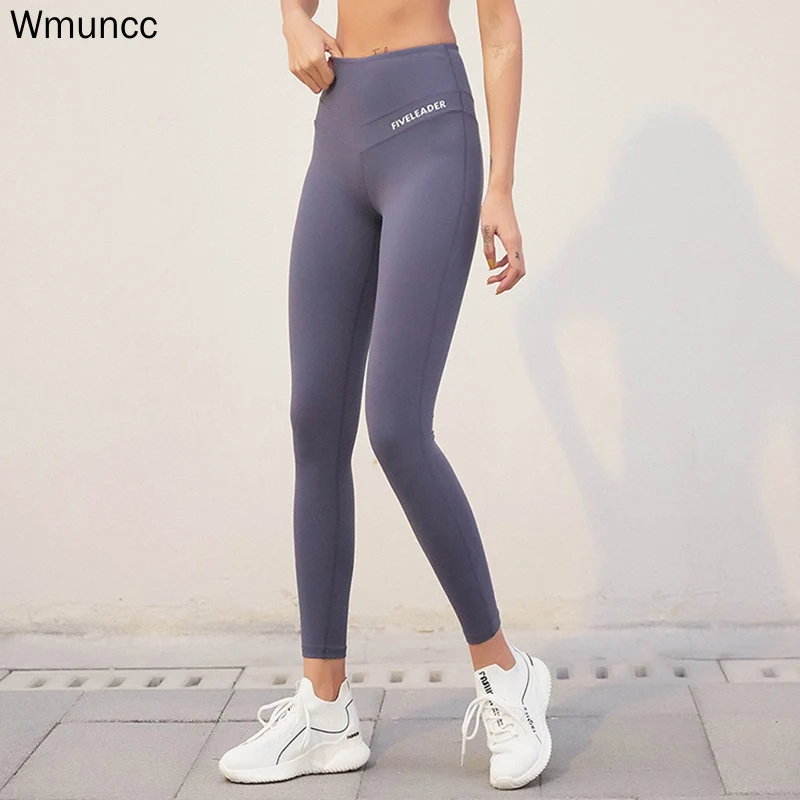 Спортивные штаны Wmuncc для фитнеса женские леггинсы спортзала трико бега и