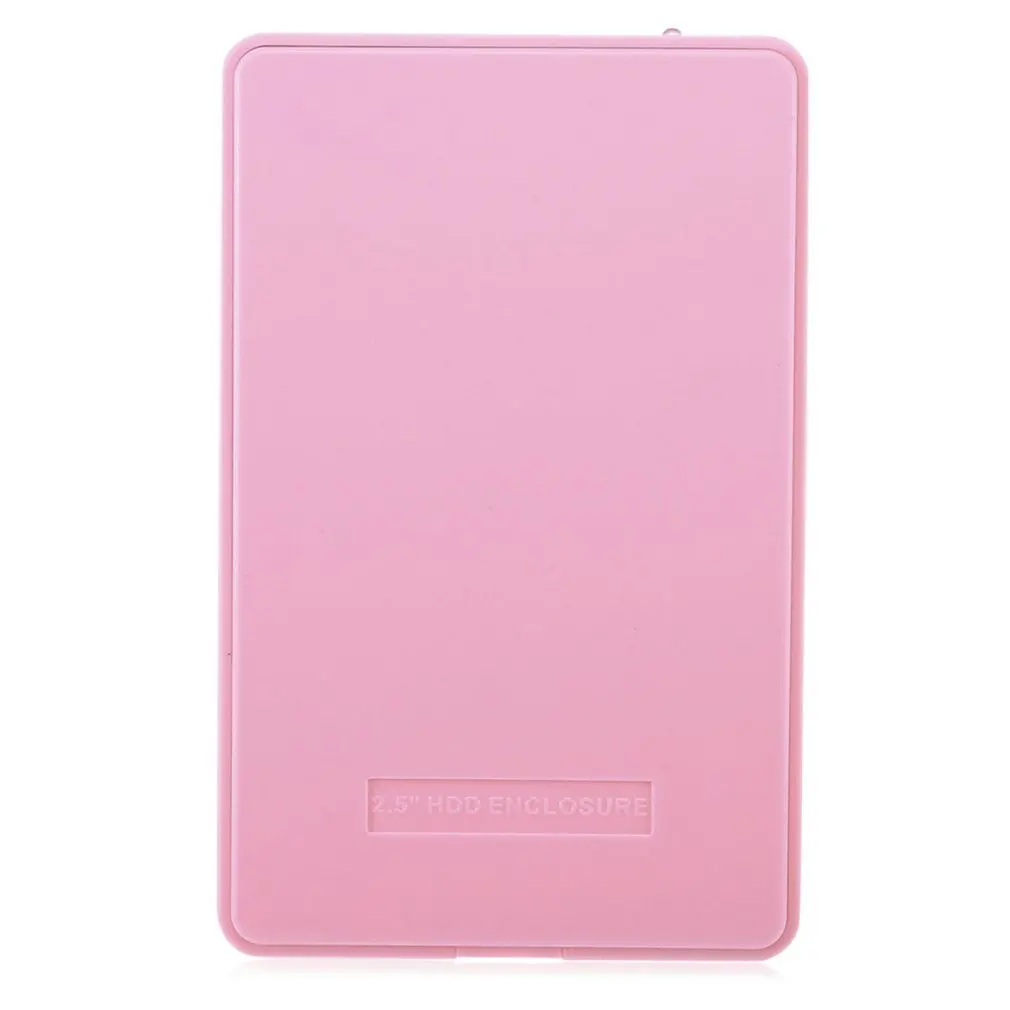 Pink USB2.0 для IDE 22I82-RTK коробка жесткого диска 2,5 дюймов параллельный порт коробка мобильного жесткого диска коробка диска инструмента - Цвет: Pink