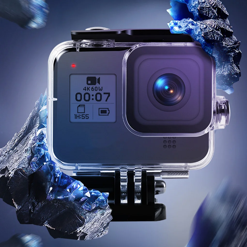 Водонепроницаемый чехол+ фильтр Защитная крышка Корпус Замена для GoPro 8 аксессуары для спортивной камеры