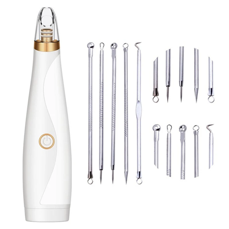 3 In 1 Blackhead Remover Skin Face Care Pore Cleaning Removal Vacuum Suction Facial Cleaning Tools Acne Pimple Tool