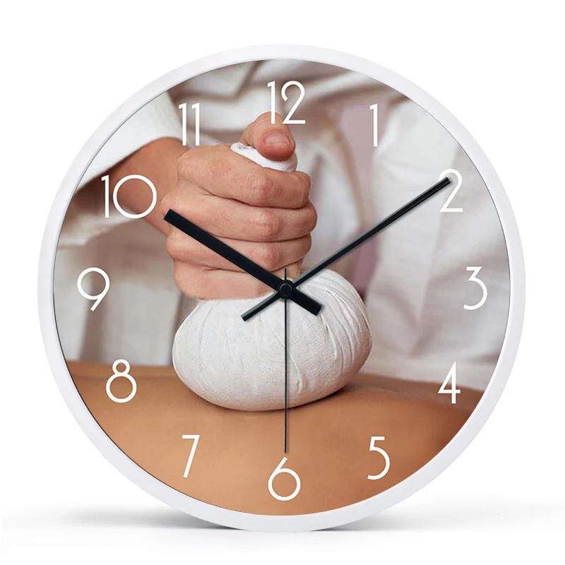 Style 6 Creative Wall Clock Silent Metal Big Beauty Salon Club Health Clock Modern Mute Large Hanging Table Montre Murale Decor SC223 - Цвет: Style 6