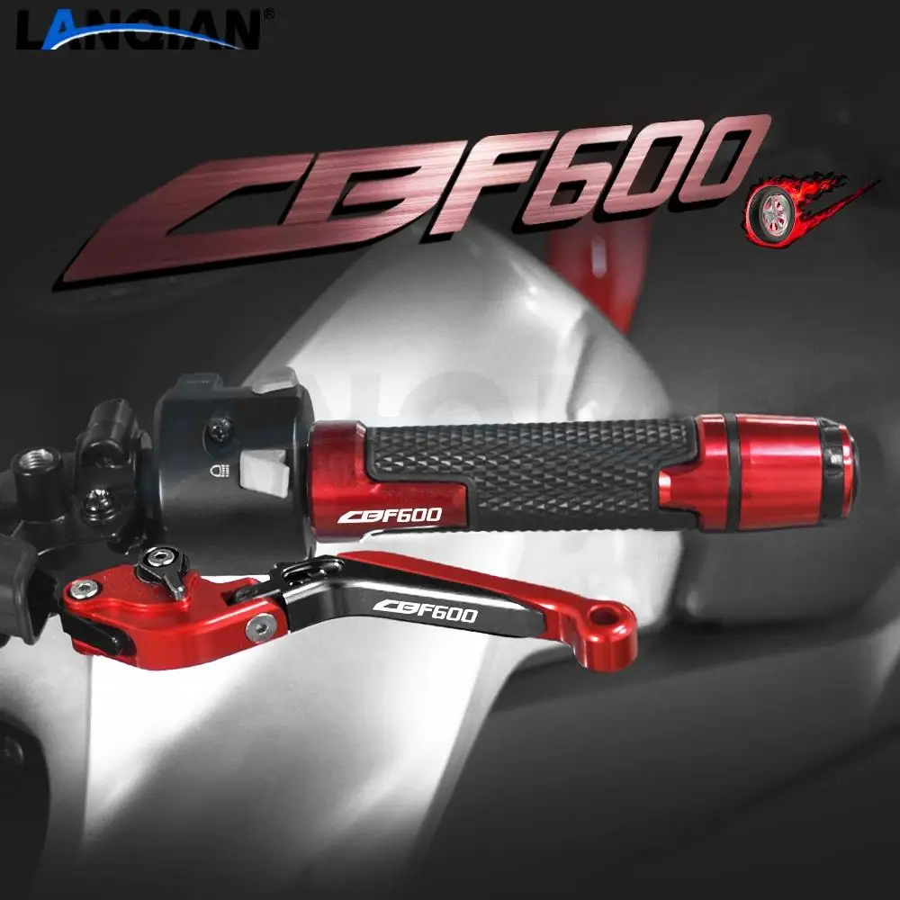 

Motorcycle Aluminum Brake Clutch Levers Handlebar Hand Grips ends For Honda CBF600 CBF 600 SA 2006 2007 Accessories